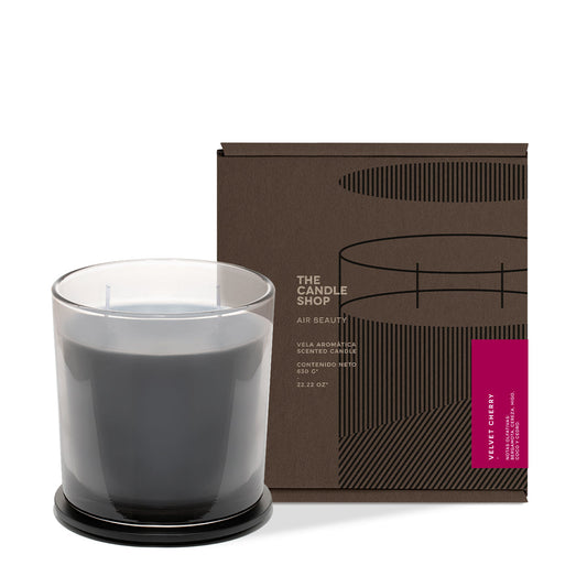 VELA GREY XL VELVET CHERRY