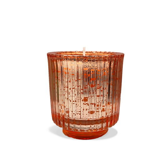 VELA AROMATICA ROSE GOLD RAYADA