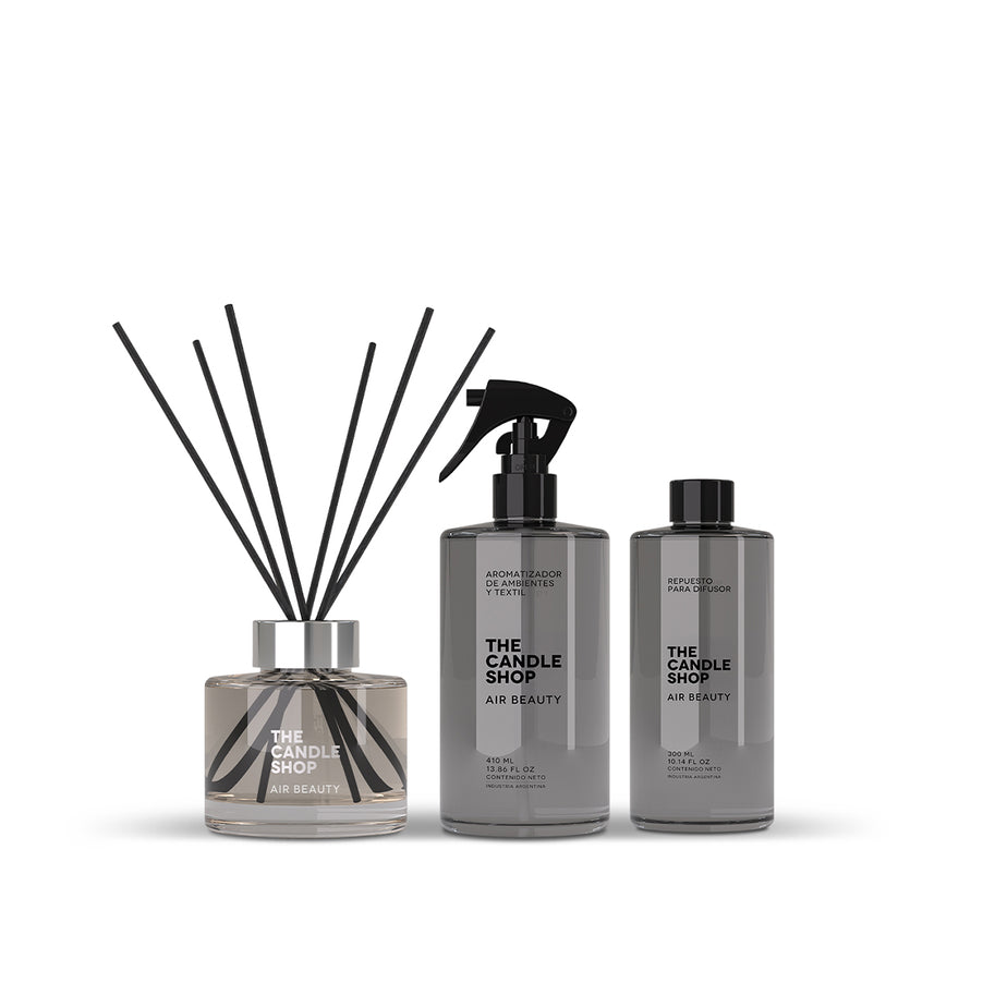SET GLOSSY + AROMATIZADOR + REPUESTO